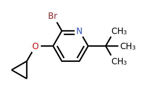 CAS 1243355-24-9 | 2-Bromo-6-tert-butyl-3-cyclopropoxypyridine