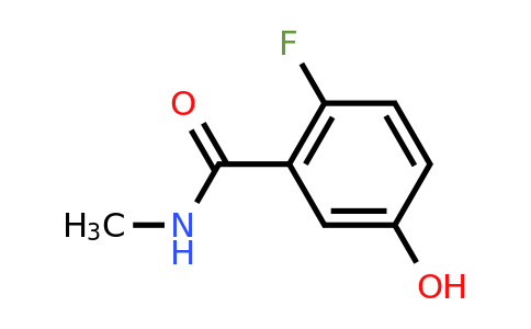 CAS 1243355-26-1 | 2-Fluoro-5-hydroxy-N-methylbenzamide