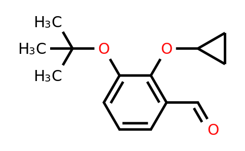 CAS 1243355-28-3 | 3-Tert-butoxy-2-cyclopropoxybenzaldehyde