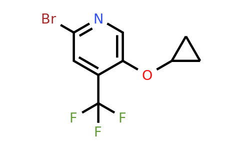 CAS 1243355-35-2 | 2-Bromo-5-cyclopropoxy-4-(trifluoromethyl)pyridine
