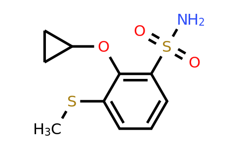 CAS 1243355-37-4 | 2-Cyclopropoxy-3-(methylthio)benzenesulfonamide