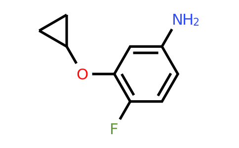 CAS 1243355-40-9 | 3-Cyclopropoxy-4-fluoroaniline