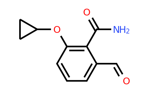 CAS 1243355-41-0 | 2-Cyclopropoxy-6-formylbenzamide