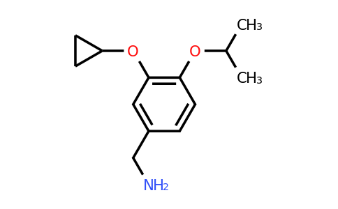 CAS 1243355-45-4 | (3-Cyclopropoxy-4-isopropoxyphenyl)methanamine