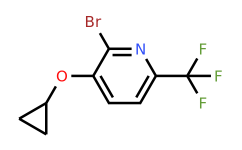 CAS 1243355-47-6 | 2-Bromo-3-cyclopropoxy-6-(trifluoromethyl)pyridine