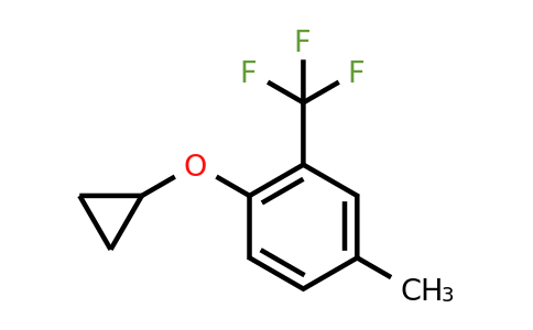 CAS 1243355-53-4 | 1-Cyclopropoxy-4-methyl-2-(trifluoromethyl)benzene