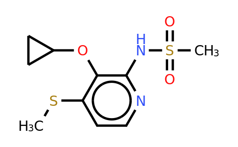 CAS 1243355-57-8 | N-(3-cyclopropoxy-4-(methylthio)pyridin-2-YL)methanesulfonamide