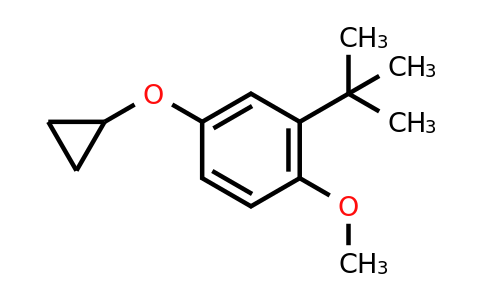 CAS 1243355-60-3 | 2-Tert-butyl-4-cyclopropoxy-1-methoxybenzene