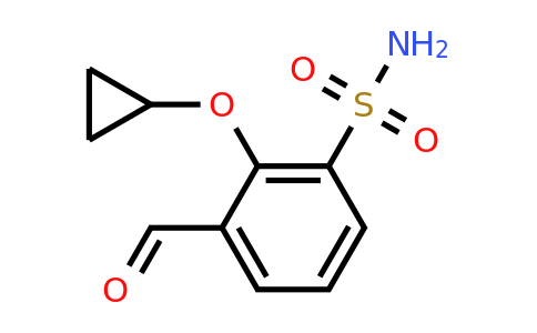 CAS 1243355-62-5 | 2-Cyclopropoxy-3-formylbenzenesulfonamide