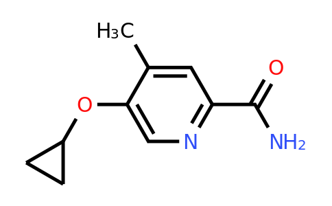 CAS 1243355-63-6 | 5-Cyclopropoxy-4-methylpicolinamide