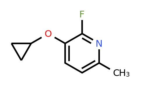 CAS 1243355-65-8 | 3-Cyclopropoxy-2-fluoro-6-methylpyridine