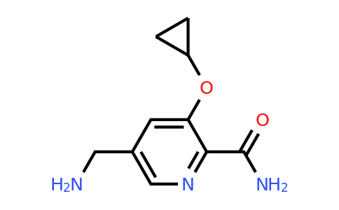CAS 1243355-66-9 | 5-(Aminomethyl)-3-cyclopropoxypicolinamide