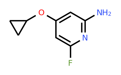CAS 1243355-67-0 | 4-Cyclopropoxy-6-fluoropyridin-2-amine