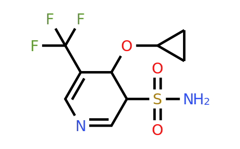 CAS 1243355-68-1 | 4-Cyclopropoxy-5-(trifluoromethyl)-3,4-dihydropyridine-3-sulfonamide