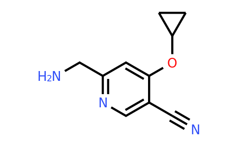 CAS 1243355-74-9 | 6-(Aminomethyl)-4-cyclopropoxynicotinonitrile