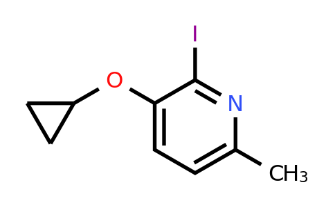 CAS 1243355-76-1 | 3-Cyclopropoxy-2-iodo-6-methylpyridine