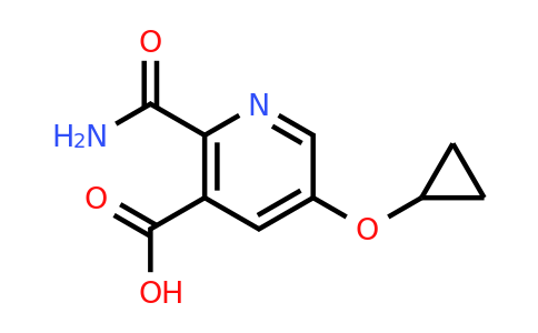 CAS 1243355-82-9 | 2-Carbamoyl-5-cyclopropoxynicotinic acid