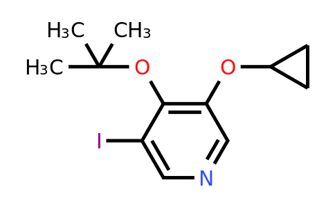 CAS 1243355-87-4 | 4-Tert-butoxy-3-cyclopropoxy-5-iodopyridine