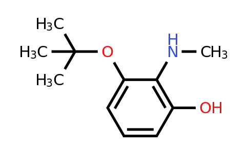 CAS 1243355-88-5 | 3-(Tert-butoxy)-2-(methylamino)phenol