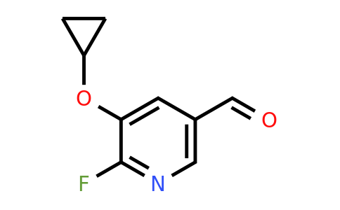 CAS 1243355-93-2 | 5-Cyclopropoxy-6-fluoronicotinaldehyde