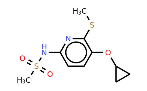 CAS 1243355-98-7 | N-(5-cyclopropoxy-6-(methylthio)pyridin-2-YL)methanesulfonamide