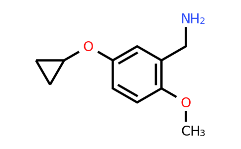 CAS 1243355-99-8 | (5-Cyclopropoxy-2-methoxyphenyl)methanamine