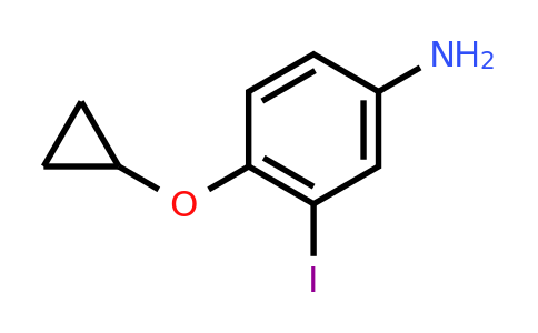 CAS 1243356-02-6 | 4-Cyclopropoxy-3-iodoaniline