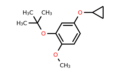 CAS 1243356-04-8 | 2-Tert-butoxy-4-cyclopropoxy-1-methoxybenzene