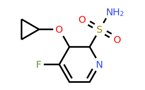 CAS 1243356-06-0 | 3-Cyclopropoxy-4-fluoro-2,3-dihydropyridine-2-sulfonamide