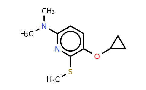 CAS 1243356-07-1 | 5-Cyclopropoxy-N,n-dimethyl-6-(methylthio)pyridin-2-amine