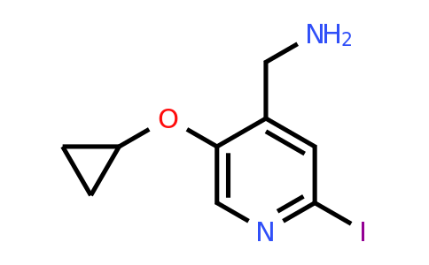 CAS 1243356-08-2 | (5-Cyclopropoxy-2-iodopyridin-4-YL)methanamine