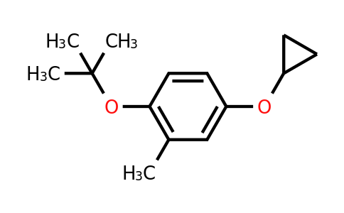 CAS 1243356-09-3 | 1-Tert-butoxy-4-cyclopropoxy-2-methylbenzene