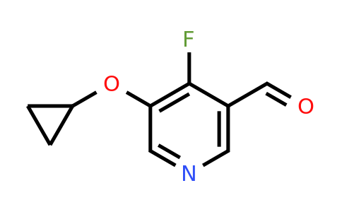 CAS 1243356-10-6 | 5-Cyclopropoxy-4-fluoronicotinaldehyde