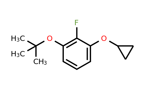 CAS 1243356-13-9 | 1-Tert-butoxy-3-cyclopropoxy-2-fluorobenzene