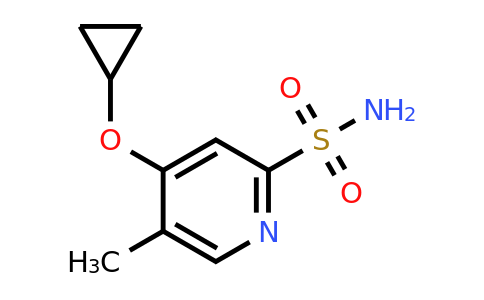 CAS 1243356-15-1 | 4-Cyclopropoxy-5-methylpyridine-2-sulfonamide