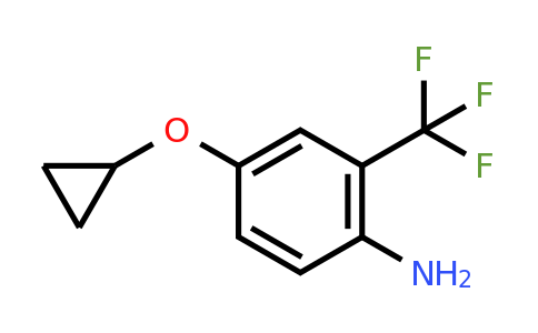 CAS 1243356-16-2 | 4-Cyclopropoxy-2-(trifluoromethyl)aniline