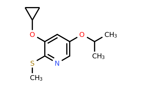 CAS 1243356-21-9 | 3-Cyclopropoxy-5-isopropoxy-2-(methylthio)pyridine