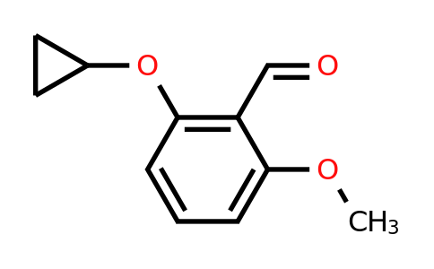 CAS 1243356-36-6 | 2-Cyclopropoxy-6-methoxybenzaldehyde