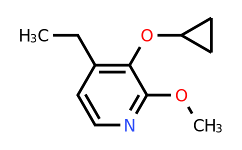 CAS 1243356-53-7 | 3-Cyclopropoxy-4-ethyl-2-methoxypyridine