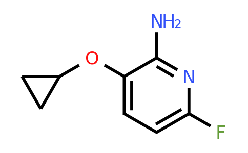 CAS 1243356-55-9 | 3-Cyclopropoxy-6-fluoropyridin-2-amine