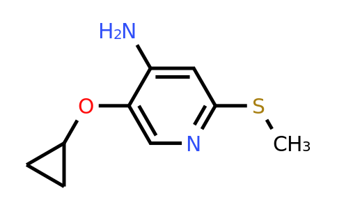 CAS 1243356-58-2 | 5-Cyclopropoxy-2-(methylsulfanyl)pyridin-4-amine