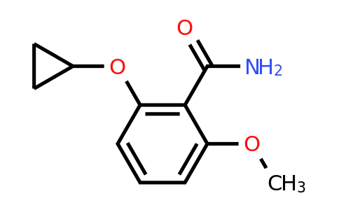CAS 1243356-72-0 | 2-Cyclopropoxy-6-methoxybenzamide