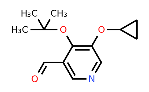 CAS 1243356-74-2 | 4-Tert-butoxy-5-cyclopropoxynicotinaldehyde