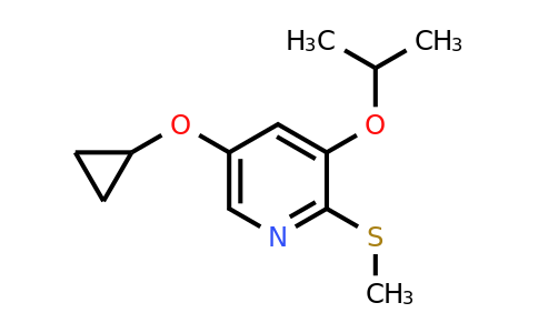 CAS 1243356-78-6 | 5-Cyclopropoxy-3-isopropoxy-2-(methylthio)pyridine