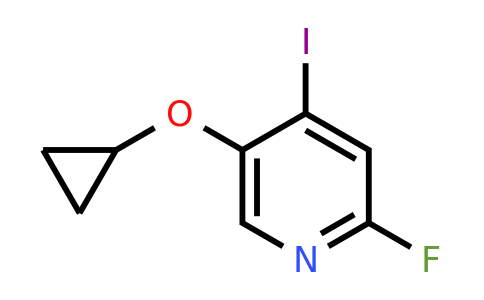 CAS 1243356-83-3 | 5-Cyclopropoxy-2-fluoro-4-iodopyridine