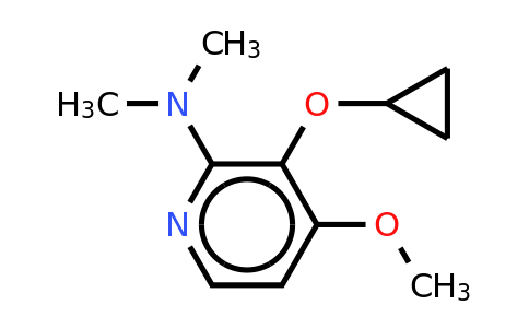 CAS 1243356-96-8 | 3-Cyclopropoxy-4-methoxy-N,n-dimethylpyridin-2-amine