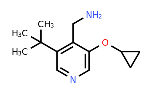 CAS 1243357-02-9 | (3-Tert-butyl-5-cyclopropoxypyridin-4-YL)methanamine