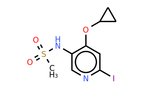 CAS 1243357-03-0 | N-(4-cyclopropoxy-6-iodopyridin-3-YL)methanesulfonamide