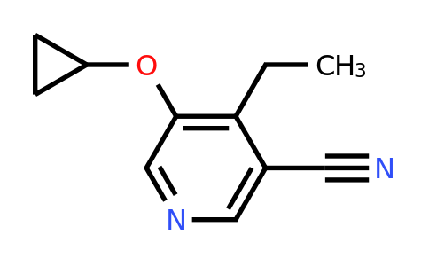CAS 1243357-06-3 | 5-Cyclopropoxy-4-ethylnicotinonitrile