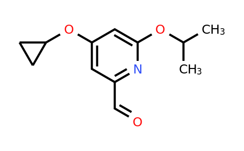 CAS 1243357-10-9 | 4-Cyclopropoxy-6-isopropoxypicolinaldehyde